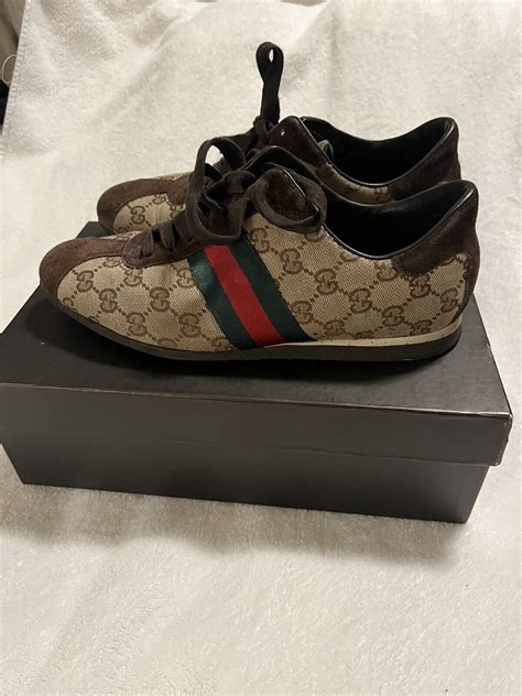 gucci style tennis shoes red and green stripe|Gucci tennis shoes for women.